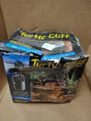 Exo Terra Turtle cliff – aquatic terrarium filter plus rock – RRP 74.99 Grade U