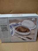 KitchenCraft Living nostalgia enamel roaster RRP £24.99 Grade U