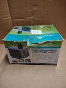 All pond solutions power and aquarium water pump 1400pp RRP £40 Grade U