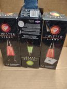 3 X Twister lights RRP £30 Grade U