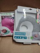 2 items to include baby love nest and fruit series flat head pillow RRP £25 Grade U