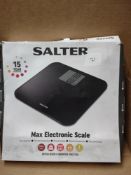 Salter max electronic scales RRP £24.99 Grade U