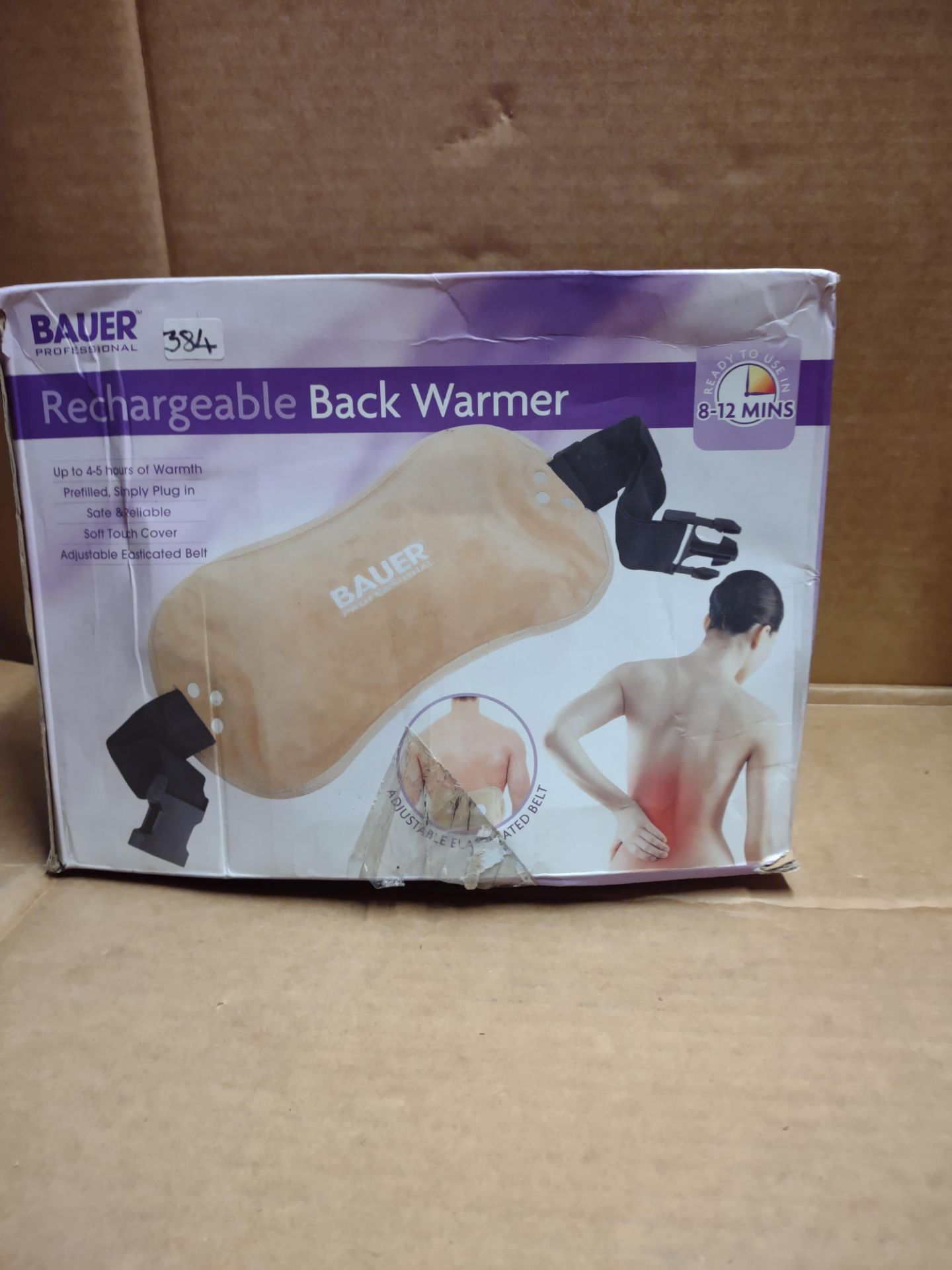 Bauer rechargeable back warmer RRP £29 Grade U