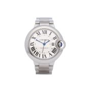 Cartier Ballon Bleu W6920071 or 3489 Ladies Stainless Steel Automatic Watch