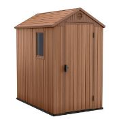 1x Keter Darwin 4x6 Shed. (H205xW125.8xD184.5cm) RRP £320