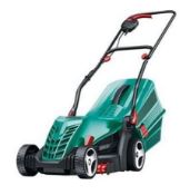 (R4F) 3x Bosh Lawnmowers. 2x Rotak 34 13. 1x Rotak 32 R.