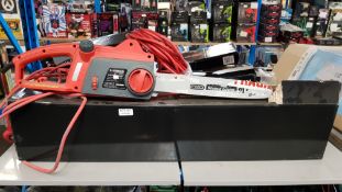 (R4K) 2x Sovereign 1800W Electric Chainsaw (1x No Box. No Chain).