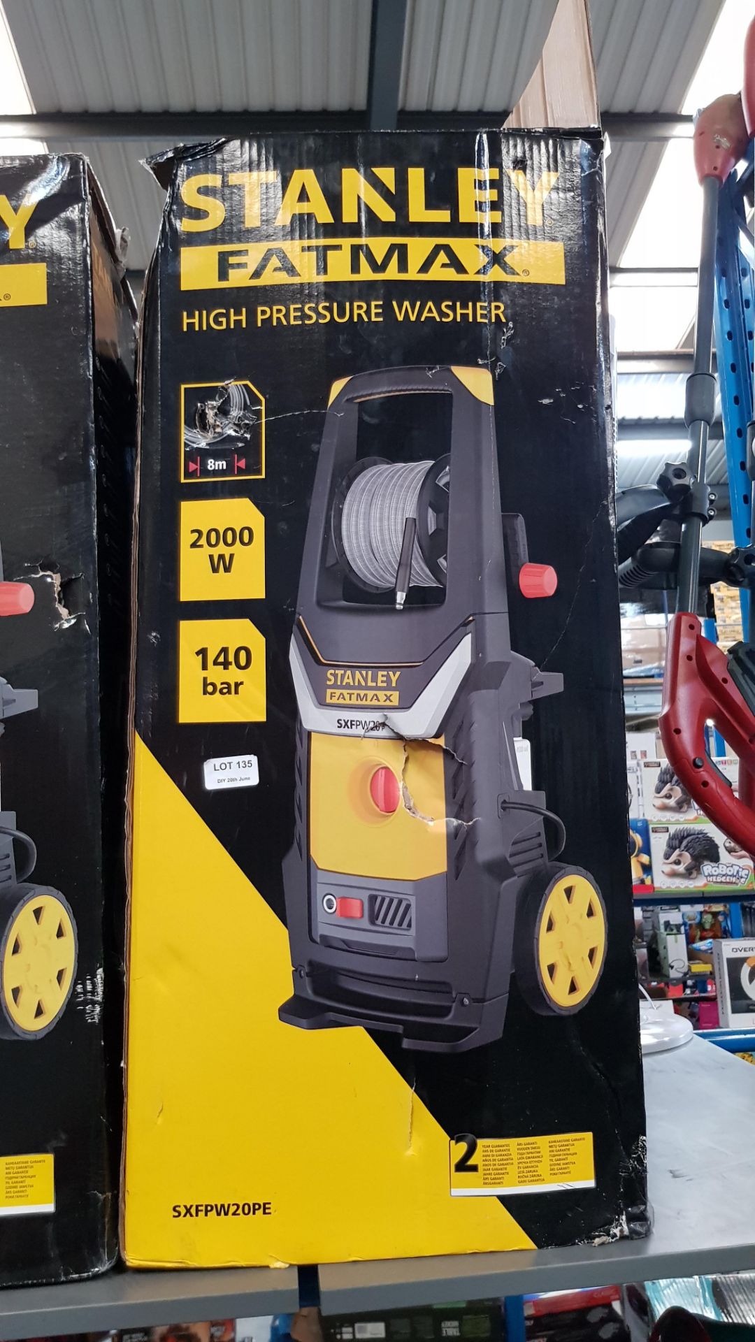 (R4M) 1x Stanley Fatmax High Pressure Washer 2000W. - Image 2 of 2