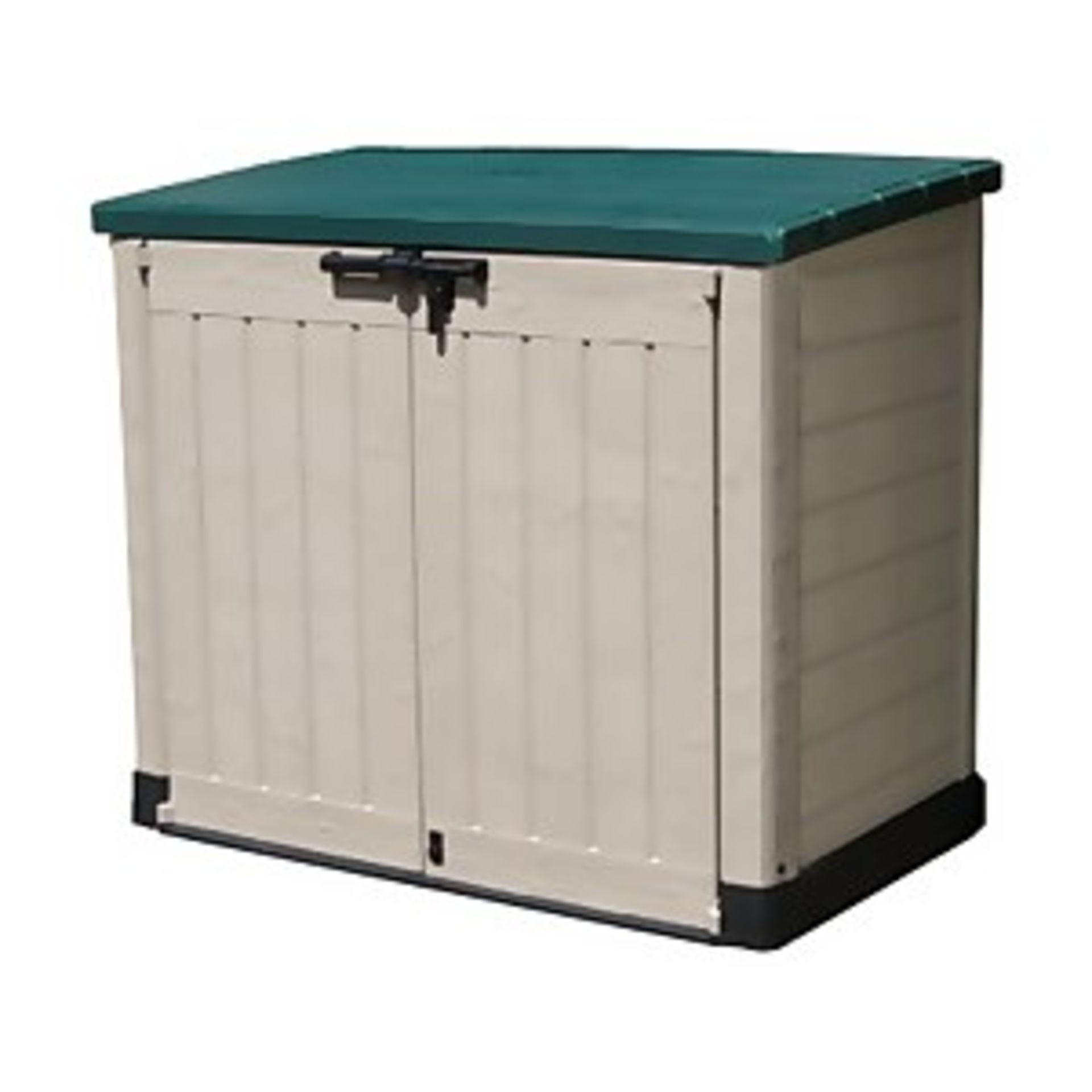 1x Keter Store It Out Ace (145.5 x 82 x 123cm) RRP £145. (Packaging Open, Unsure If Unit Is Complet