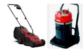 (R5F) 2 Items. 1x Sovereign 18V Cordless Lawnmower (No Battery. Has Charger). 1x Hako Super Vac L