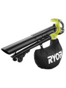 (R4O) 3x Ryobi Blower And Vacuum. (2x Not Complete. Main Body Only Plus 1x Bag)