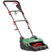 (R5J) 4 Items. 1x Qualcast 32cm Electric Cylinder Lawn Mower. 1x Qualcast Cordless Garden Strimmer