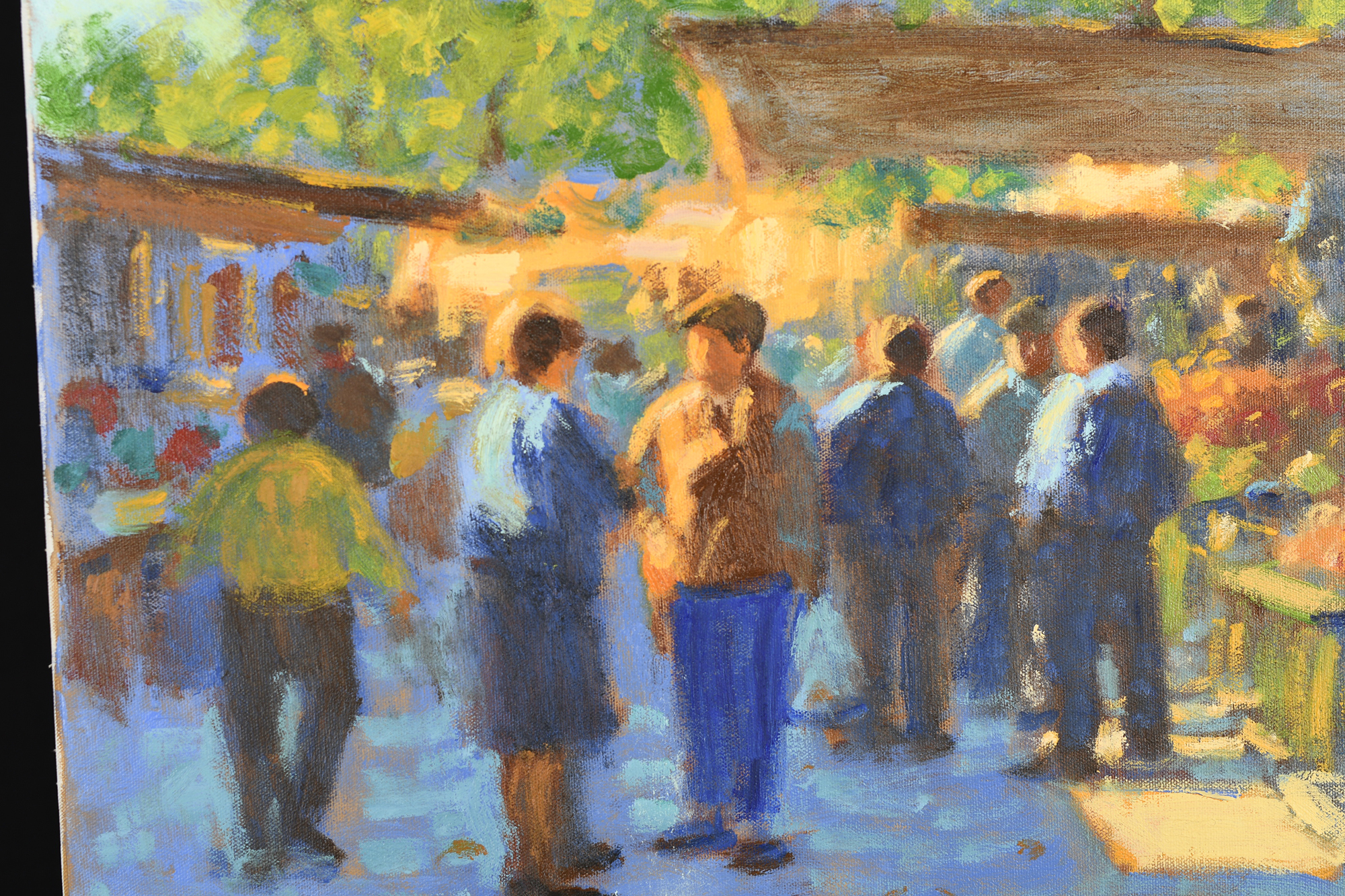 Original Painting by John Mackie "Saturday Market Ronda" - Image 4 of 7