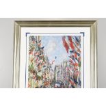 Claude Monet Limited Edition Print "Rue Montorgueil, Paris-Celebration of June 30, 1878"