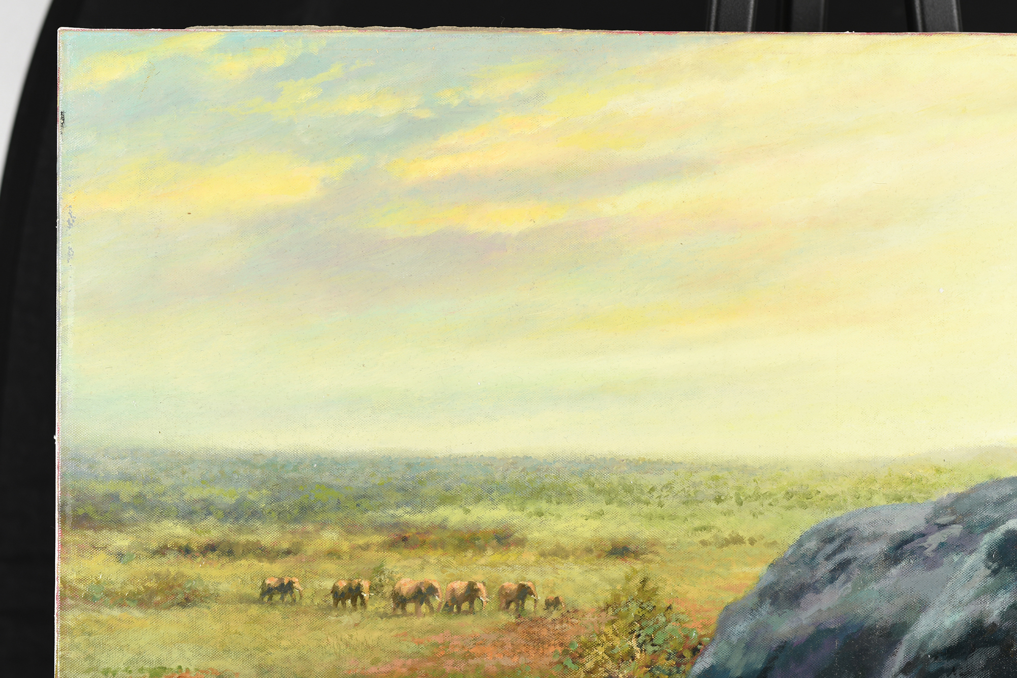 Joel Kirk Original Oil on Canvas ""Pride of Africa"" - Image 6 of 10
