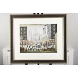 L.S. Lowry Limited Edition Titled "Coming From the Mill, 1930"