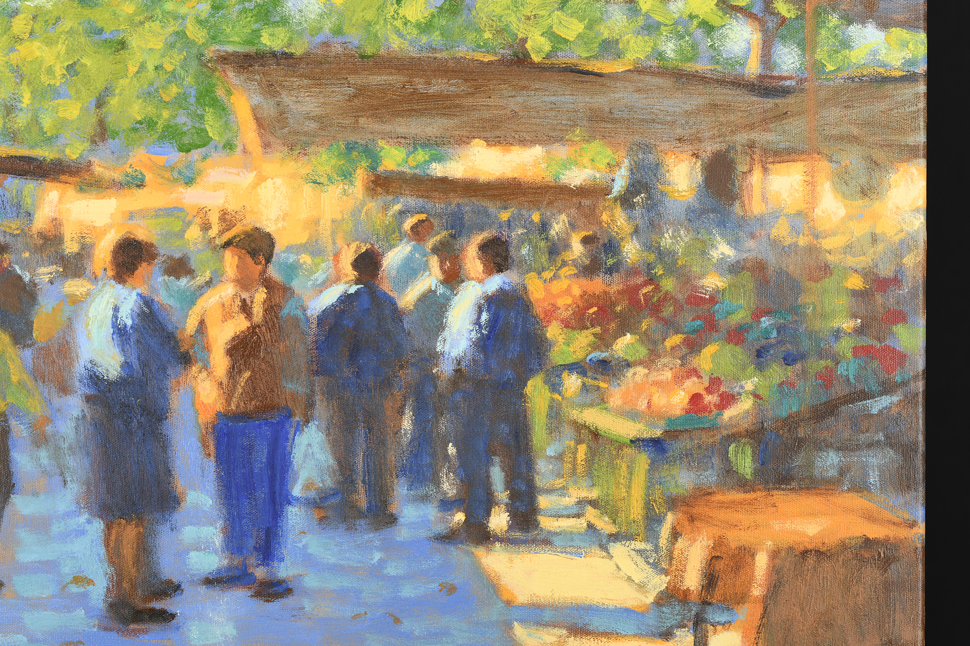 Original Painting by John Mackie "Saturday Market Ronda" - Image 3 of 7