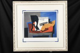 Pablo Picasso Limited Edition, titled "Still Life with Guitar, 1922"