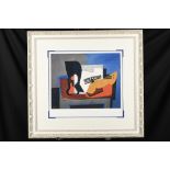 Pablo Picasso Limited Edition, titled "Still Life with Guitar, 1922"