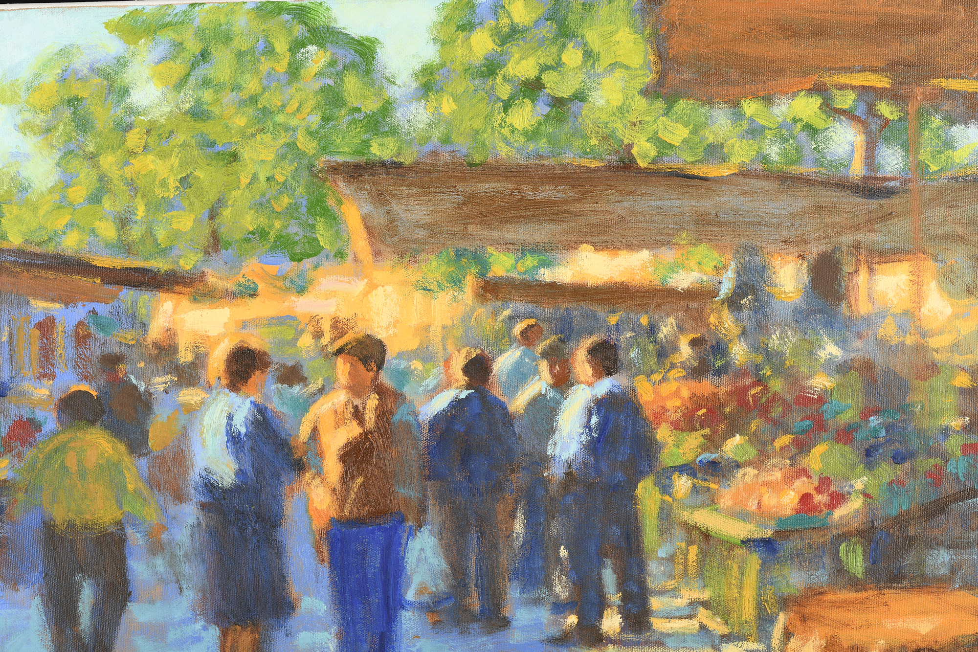 Original Painting by John Mackie "Saturday Market Ronda" - Image 6 of 7