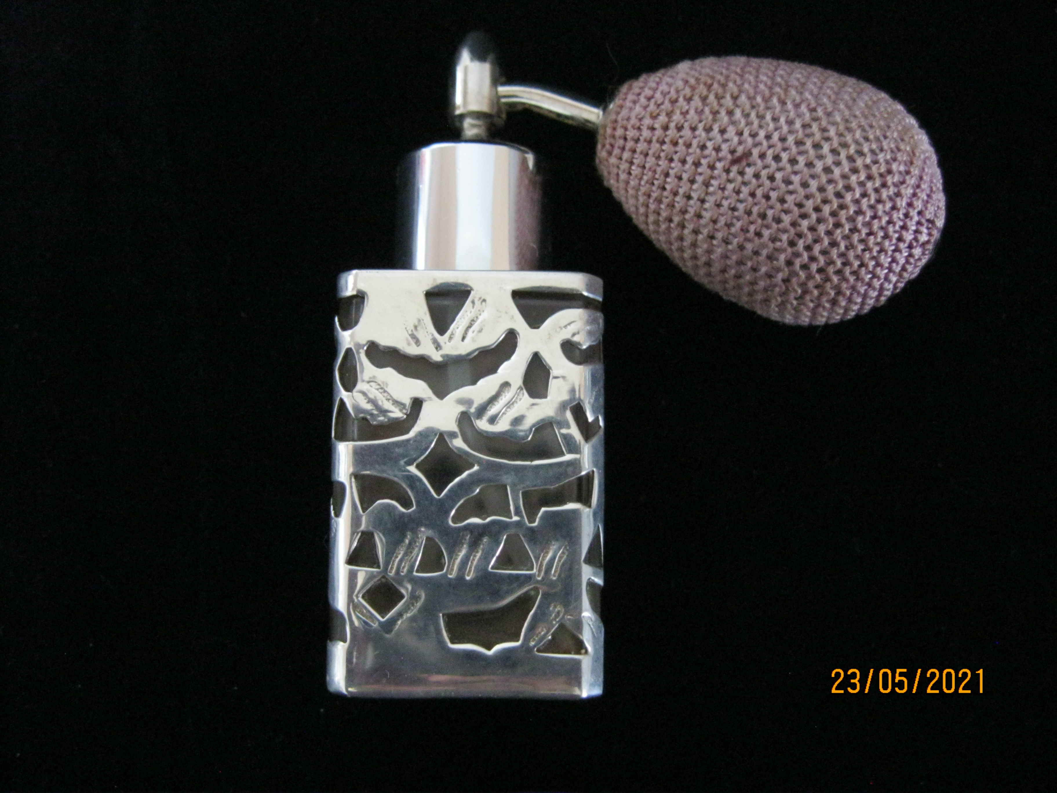 Sterling Silver Dressing table Perfume Atomiser London 1992 - Image 2 of 6