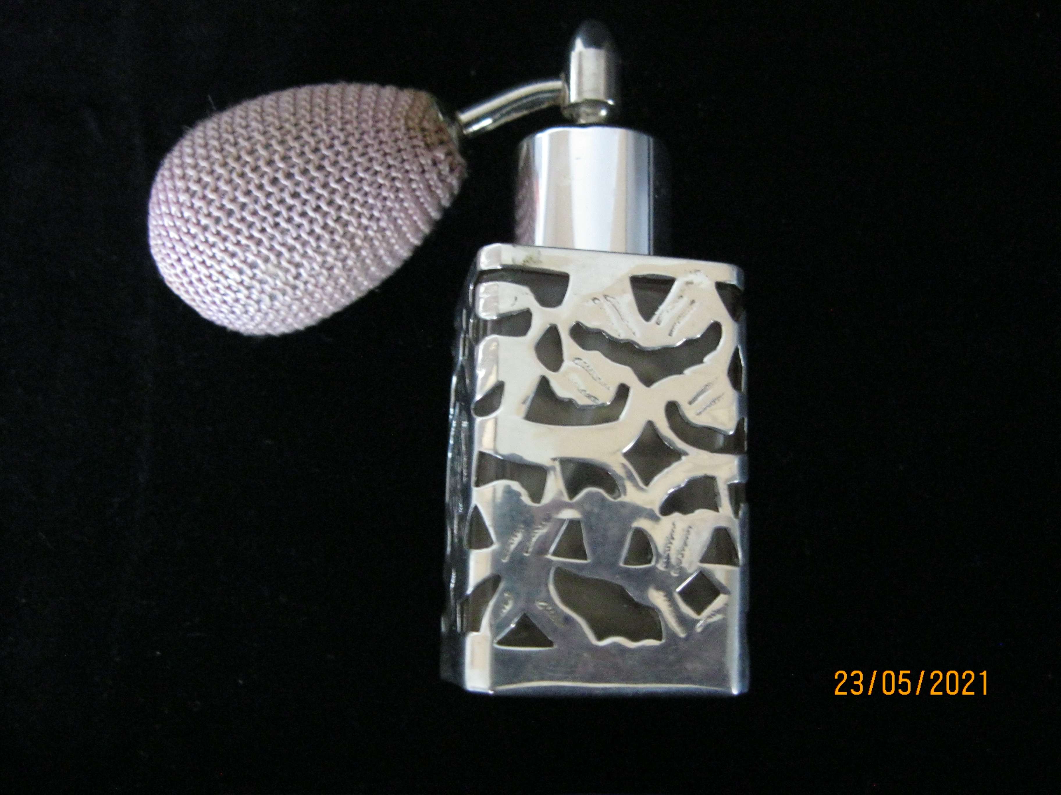 Sterling Silver Dressing table Perfume Atomiser London 1992 - Image 3 of 6