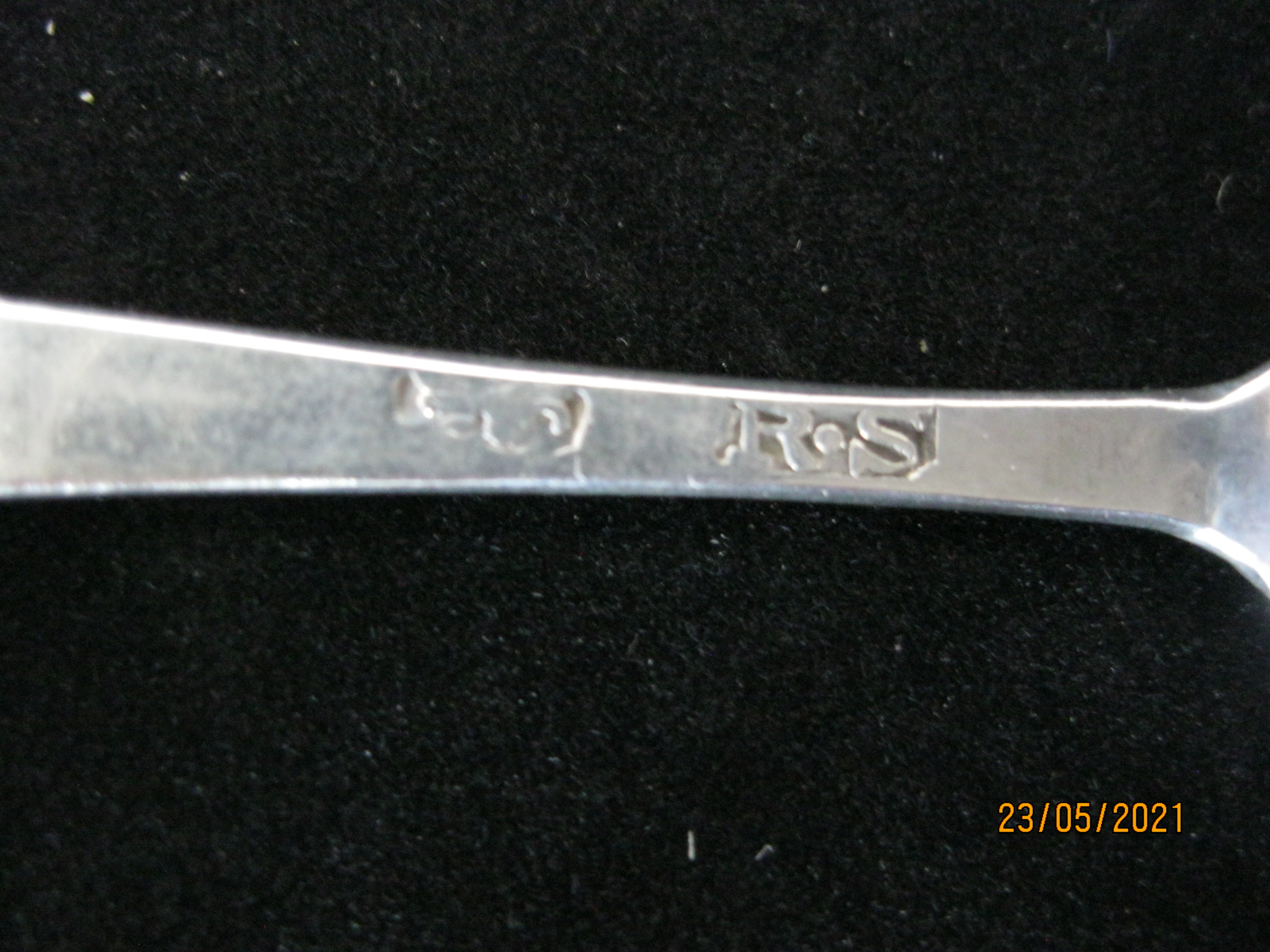 Group Of Seven Sterling Silver Antique Teaspoons Georgian & Victorian - Image 8 of 11