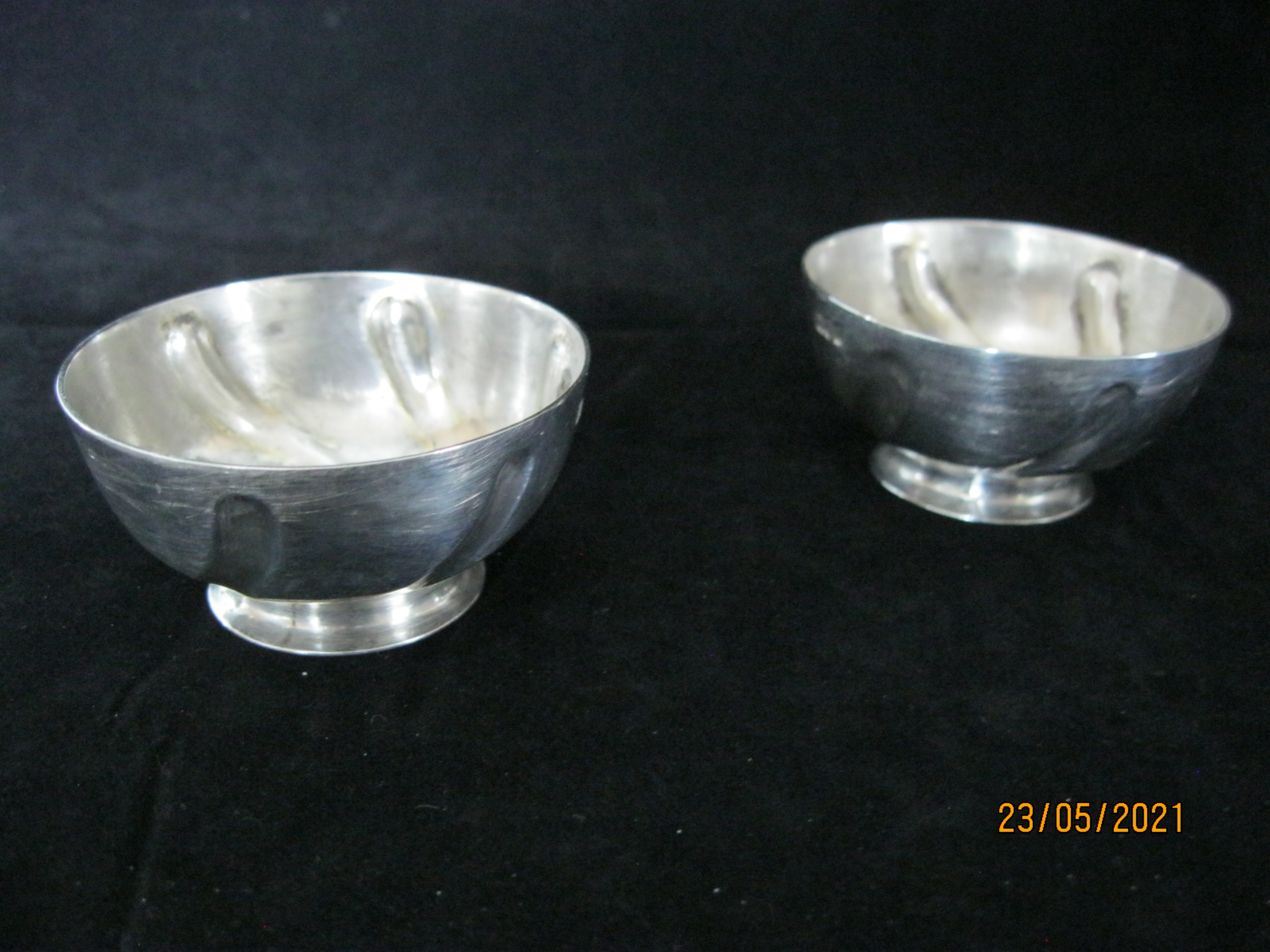 Group Of Antique Sterling Silver Salts 1906 - Image 2 of 7