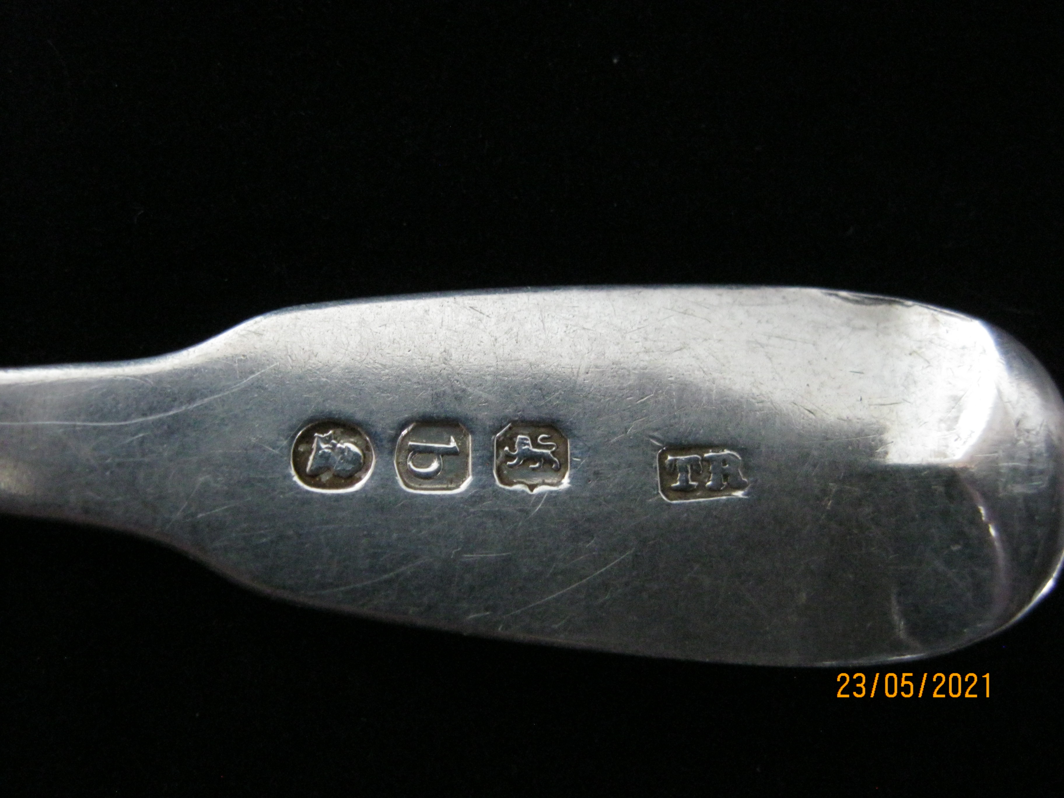 Matching Set Of Four Georgian Sterling Silver Teaspoons 1817 London - Image 3 of 6