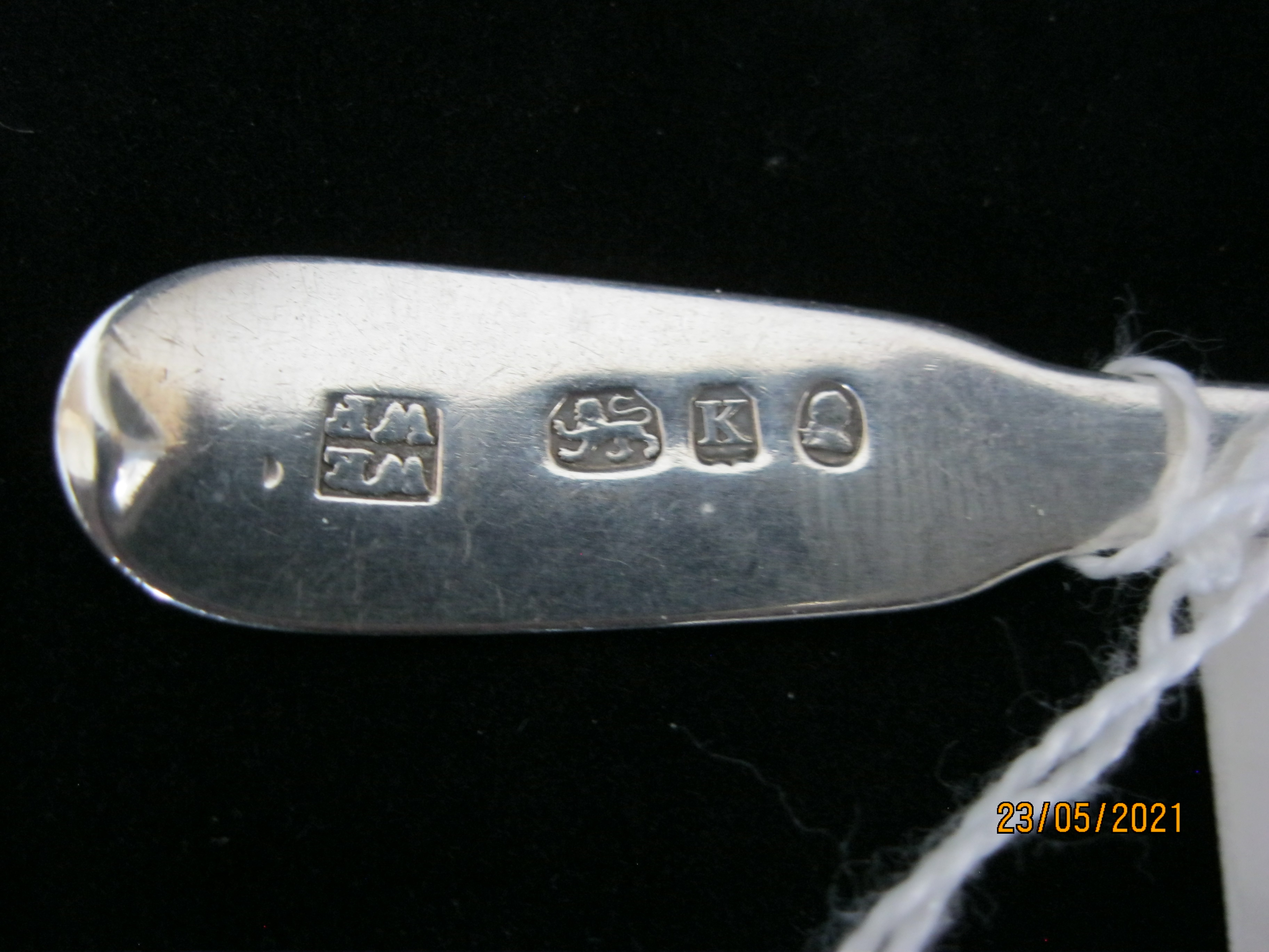 Group Of Seven Sterling Silver Antique Teaspoons Georgian & Victorian - Image 9 of 11