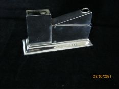 Antique Edwardian Sterling Silver Cheroot Cutter & Match Holder 1908 Birmingham