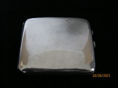 Antique Sterling Silver Cigarette Case Chester 1919