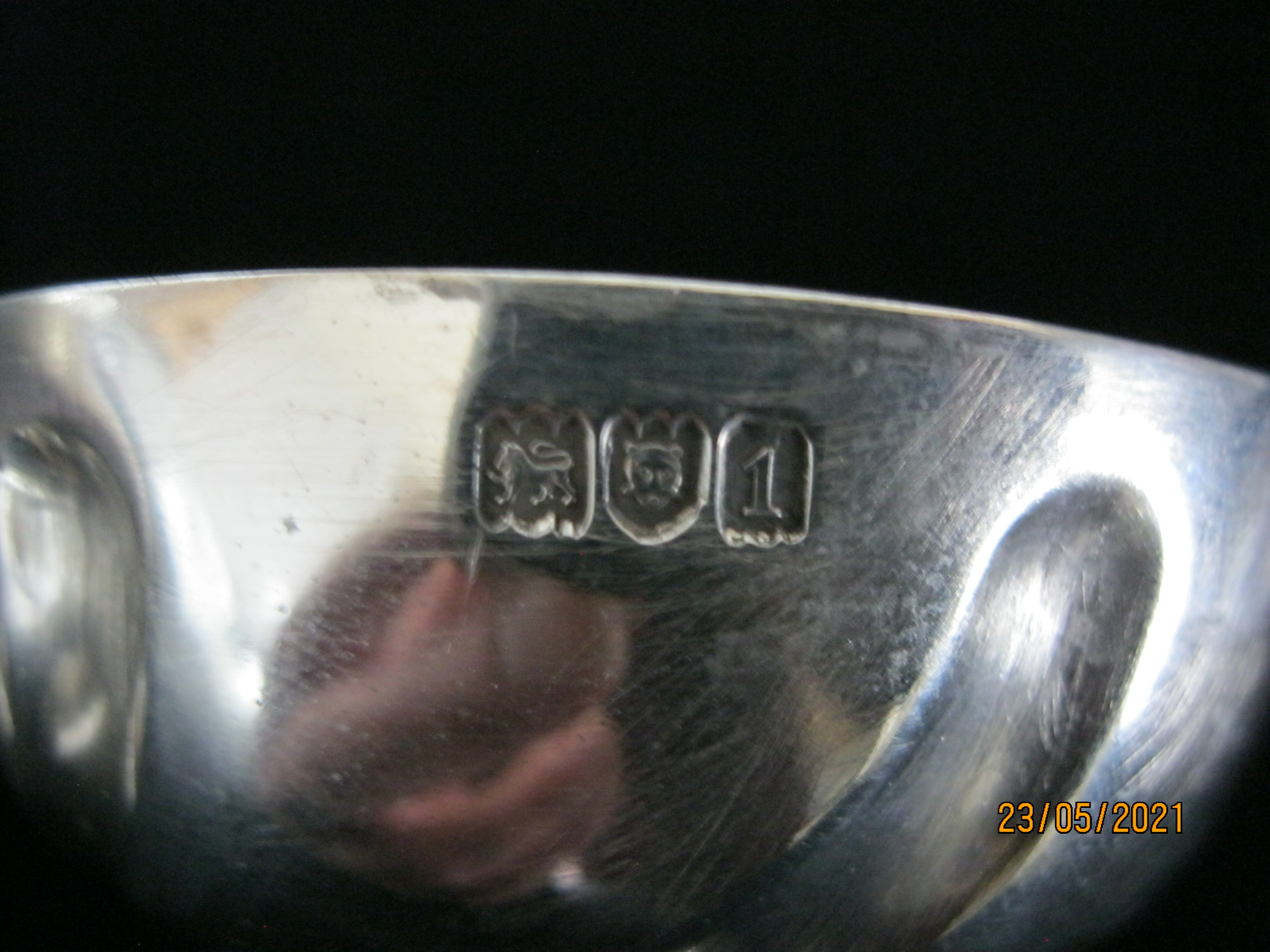 Group Of Antique Sterling Silver Salts 1906 - Image 4 of 7