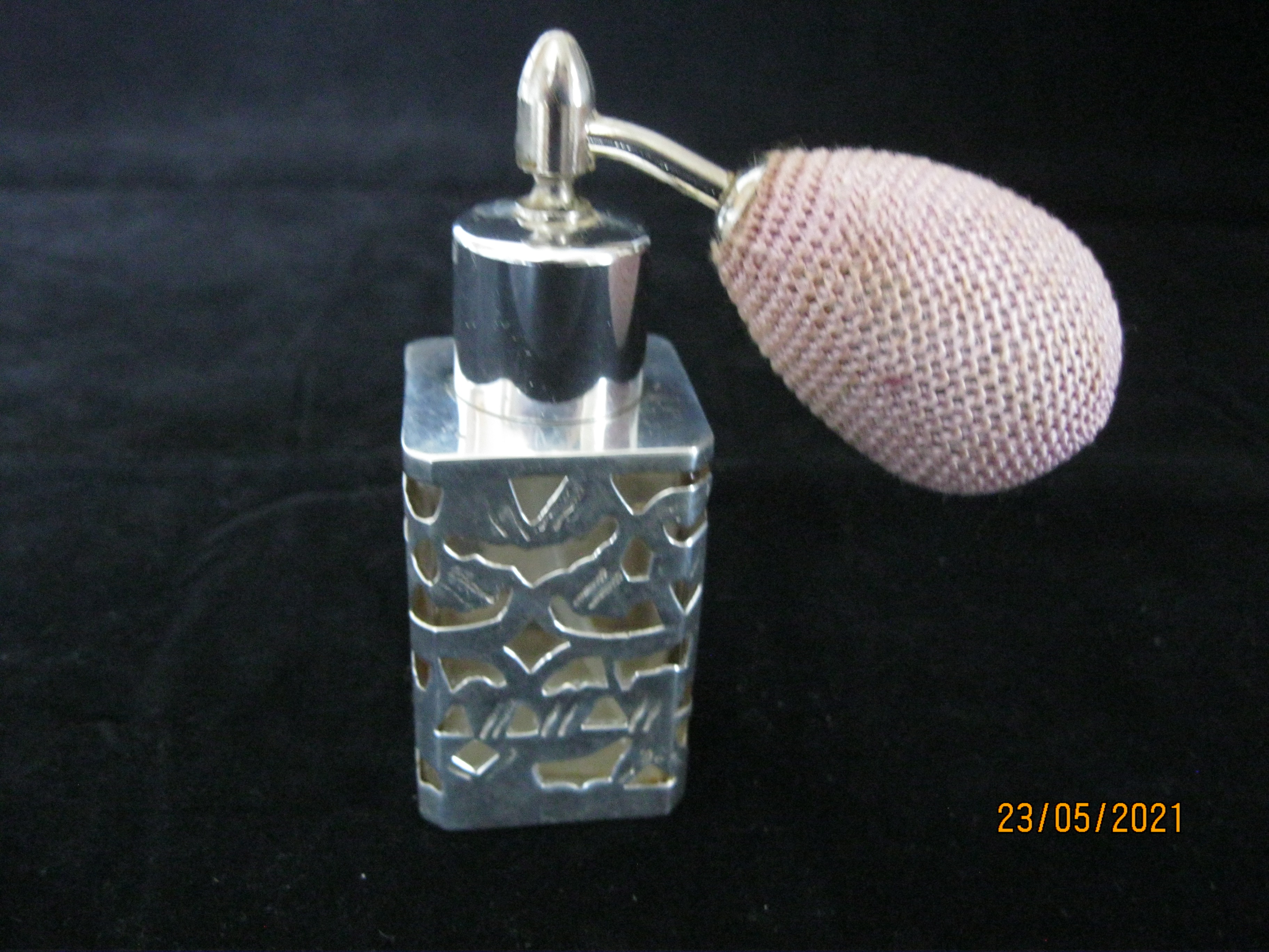Sterling Silver Dressing table Perfume Atomiser London 1992 - Image 6 of 6