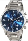 Hugo Boss Men's Aeroliner Chronograph Watch 1513183  Hugo Boss HB 1513183 Men's Aeroliner Watch.