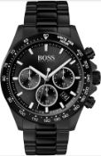 Hugo Boss 1513754 Men's Hero Lux Sport Black Bracelet Chronograph Watch