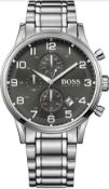 Hugo Boss Men's Black Aeroliner Multi-Functional Chronograph Watch 1513181Ê Hugo Boss Men's