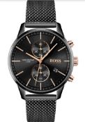 Hugo Boss 1513811 Men's Associate Stainless Steel Mesh Band Chronograph WatchÊ Hugo Boss 1513811