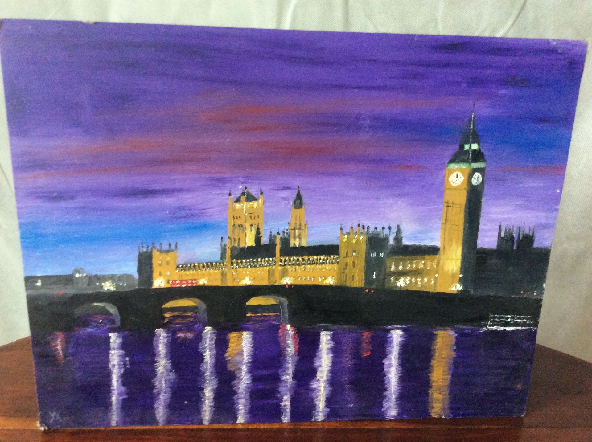 Houses of Parliament"" Original Oil Painting by Will Moody - Image 8 of 9