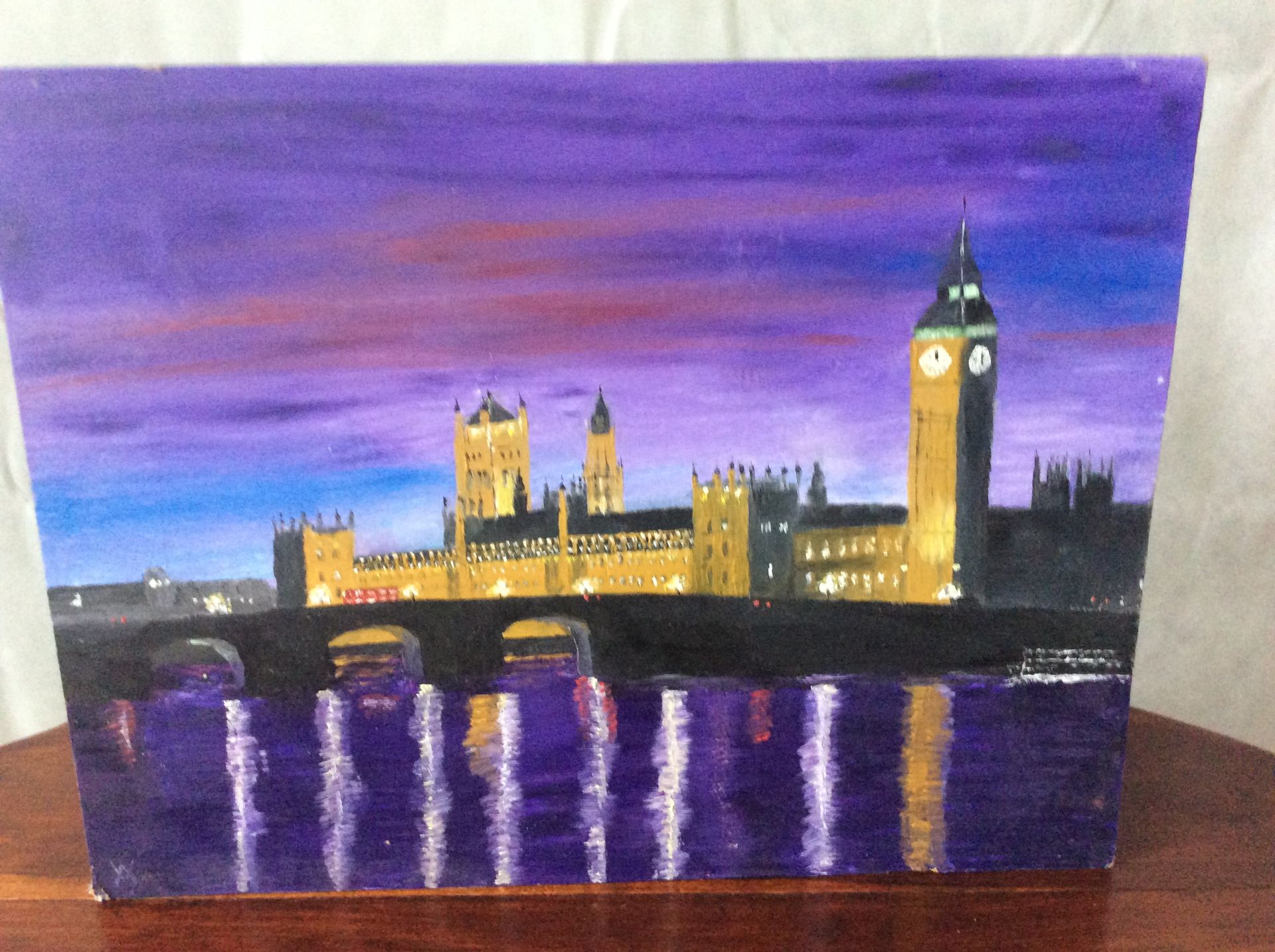 Houses of Parliament"" Original Oil Painting by Will Moody - Image 5 of 9