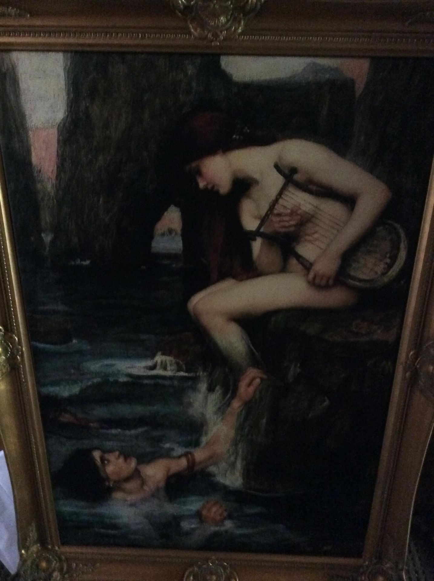 "The Female Lovers Swimming" Canvas Print