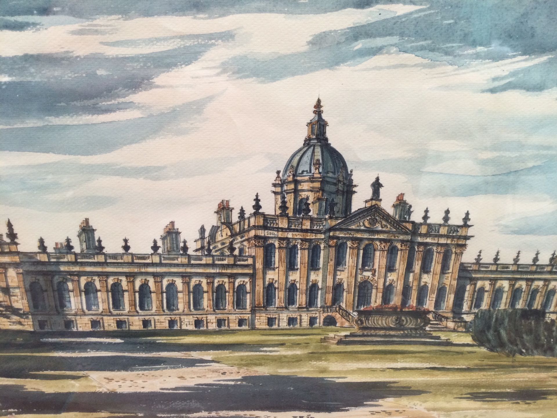 Watercolor Painting of Castle Howard