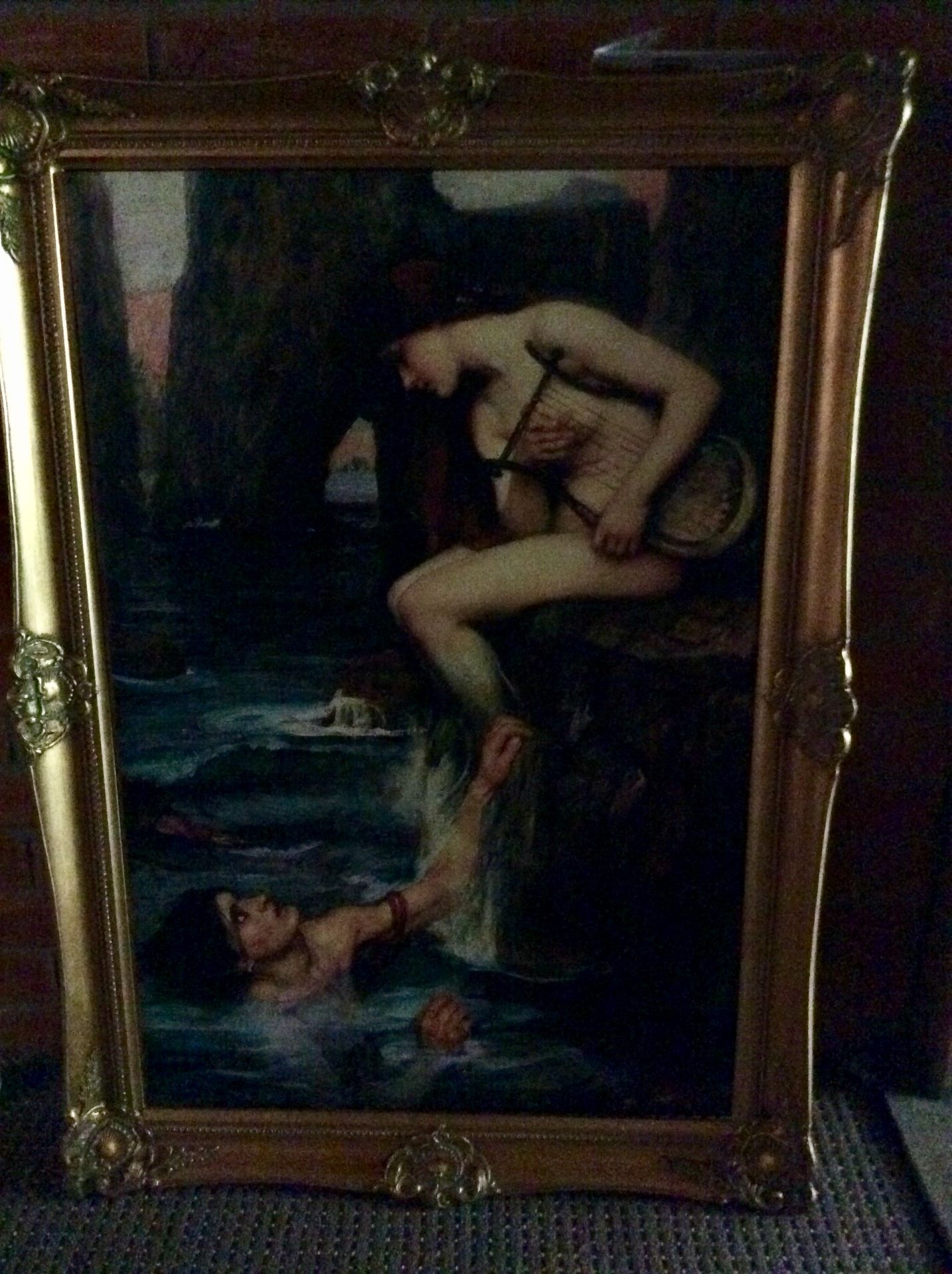 "The Female Lovers Swimming" Canvas Print - Image 10 of 21