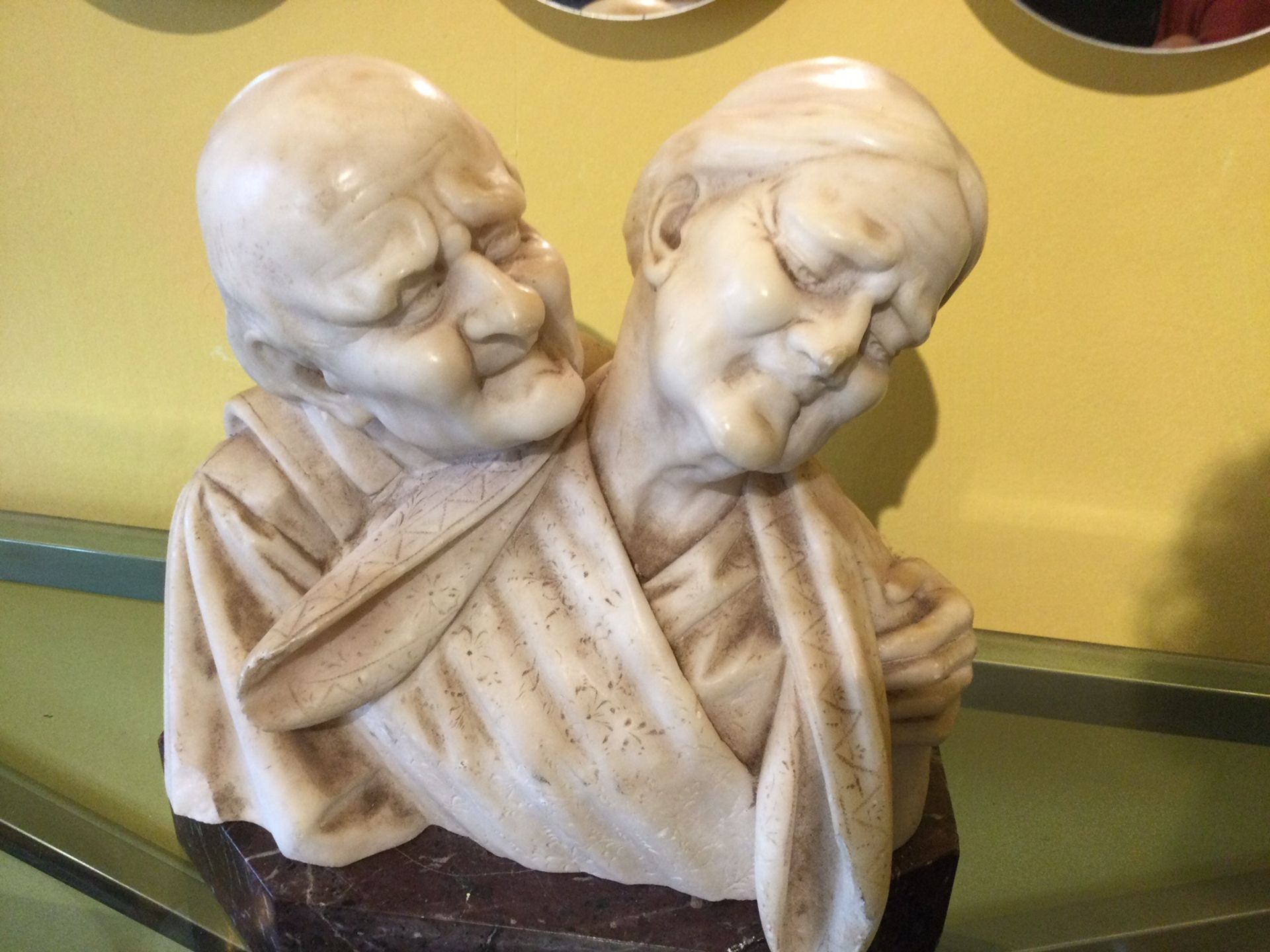 Carrera Marble Double Bust - Image 2 of 3