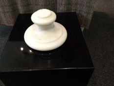 Regency White Marble Socle (Early 19th Century)