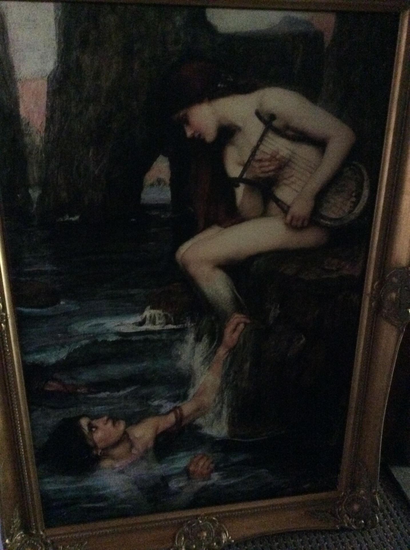 "The Female Lovers Swimming" Canvas Print - Image 2 of 21