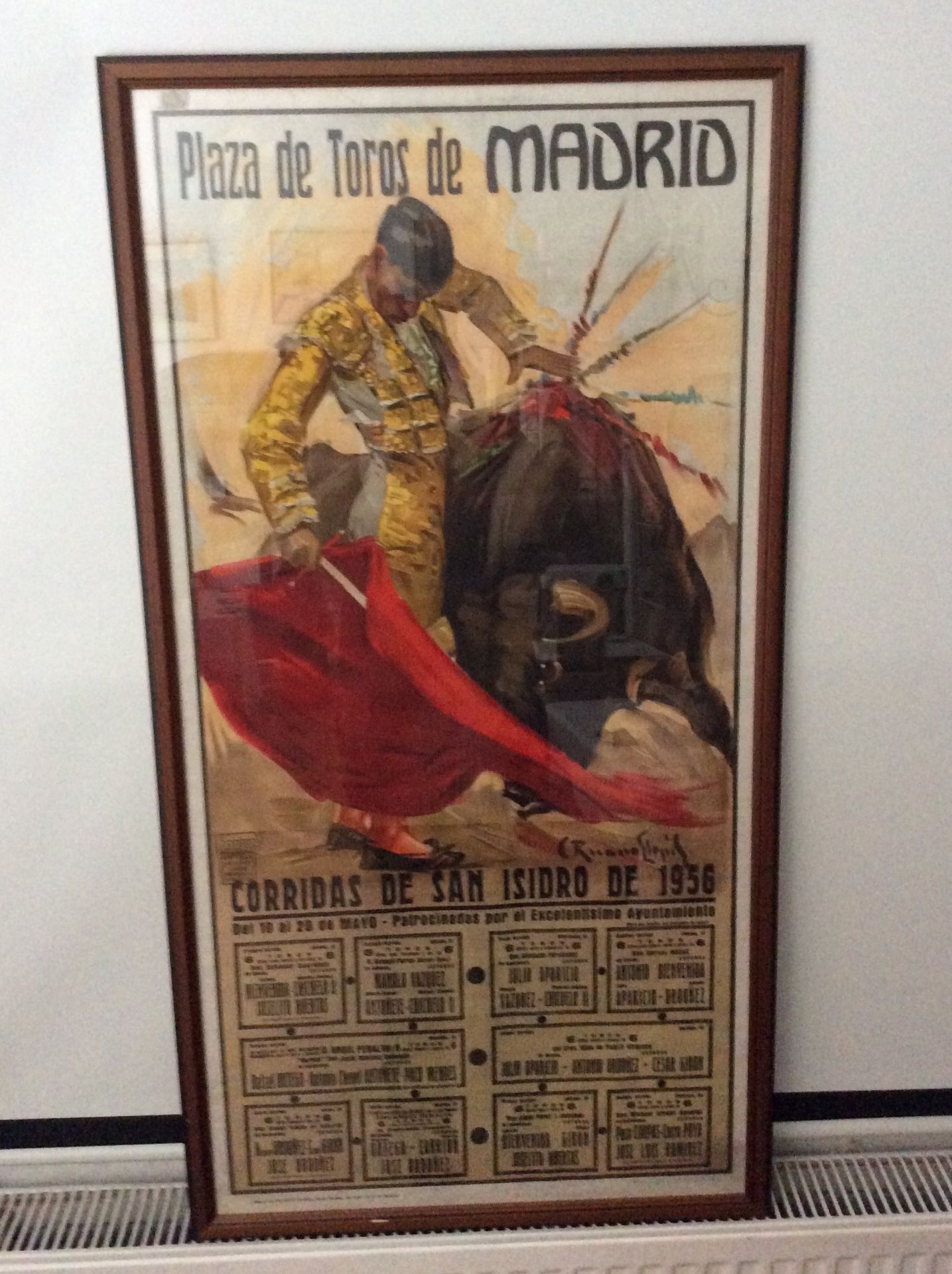 Original Poster Plaza De Toros De Madrid Corridas De San Isidor 1956 - Image 4 of 5