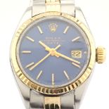 Rolex / Oyster Perpetual Date 6917 - Lady's Steel Wrist Watch