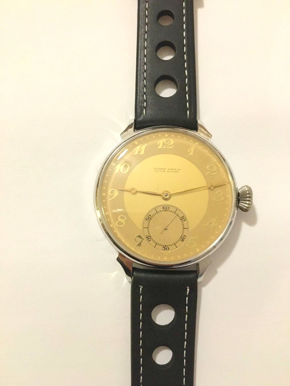 Ulysse Nardin / Locle Suisse Marriage Watch - Gentlemen's Steel Wrist Watch - Image 2 of 4