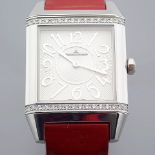 Jaeger-LeCoultre / Reverso Diamond - Unisex Steel Wrist Watch